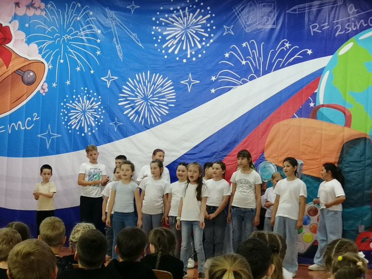 Открытие пришкольного лагеря Здоровячок.